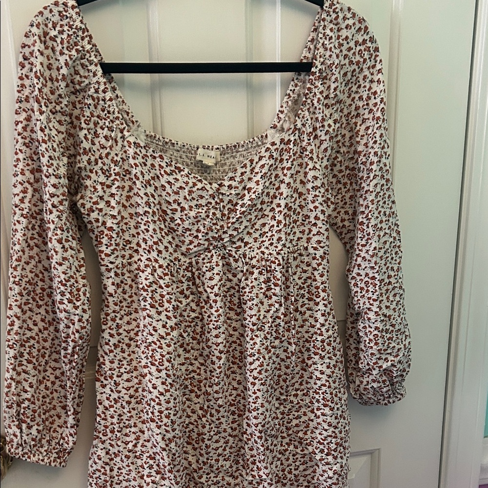 Floral Long Sleeve Dress